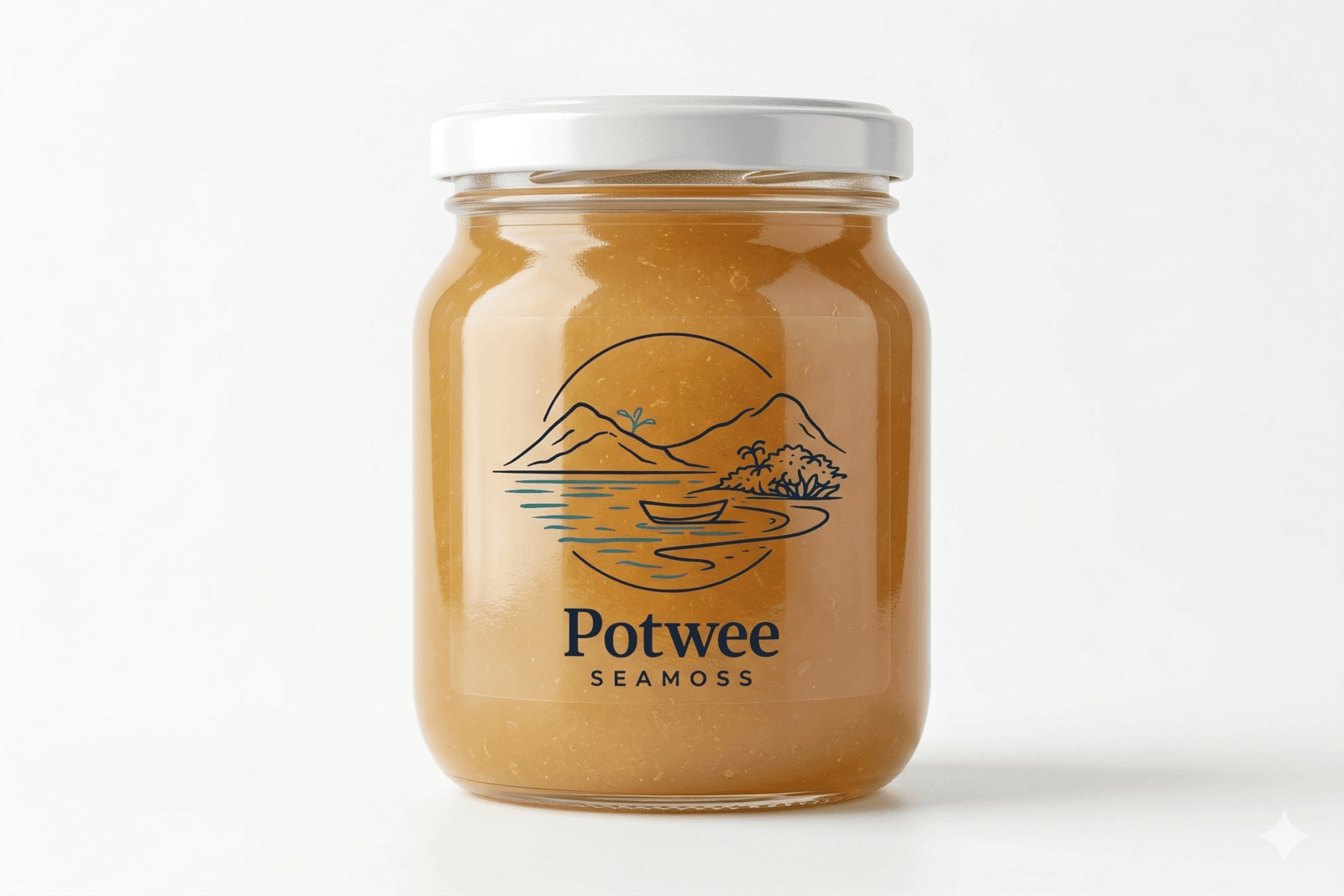 Gold Sea Moss Gel 500ml jar from St. Lucia